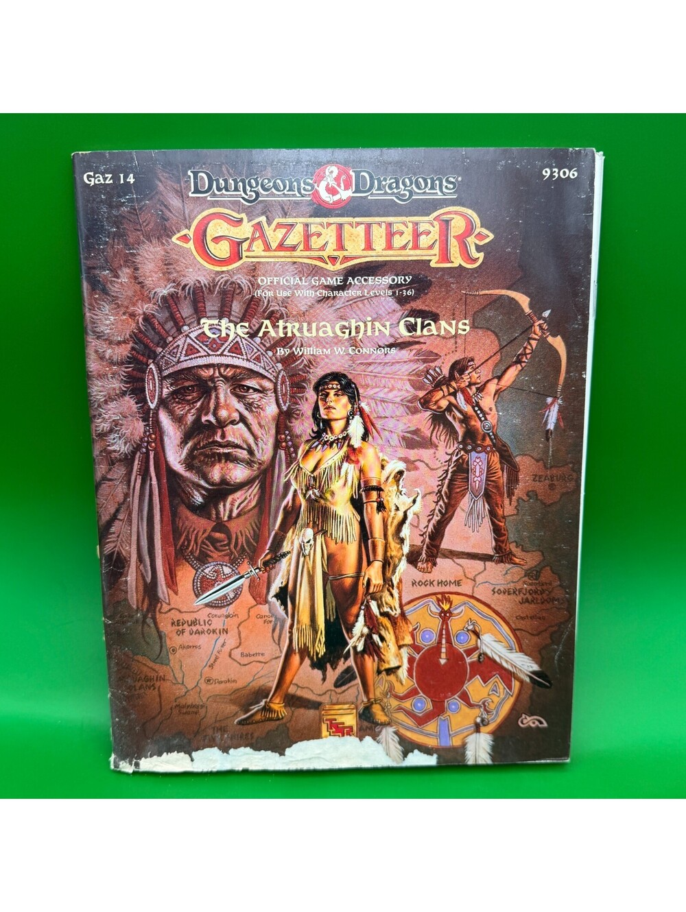 DUNGEONS & DRAGONS GAZETTEER Atruaghin Clans 9306 (TSR 1991) -- With Map